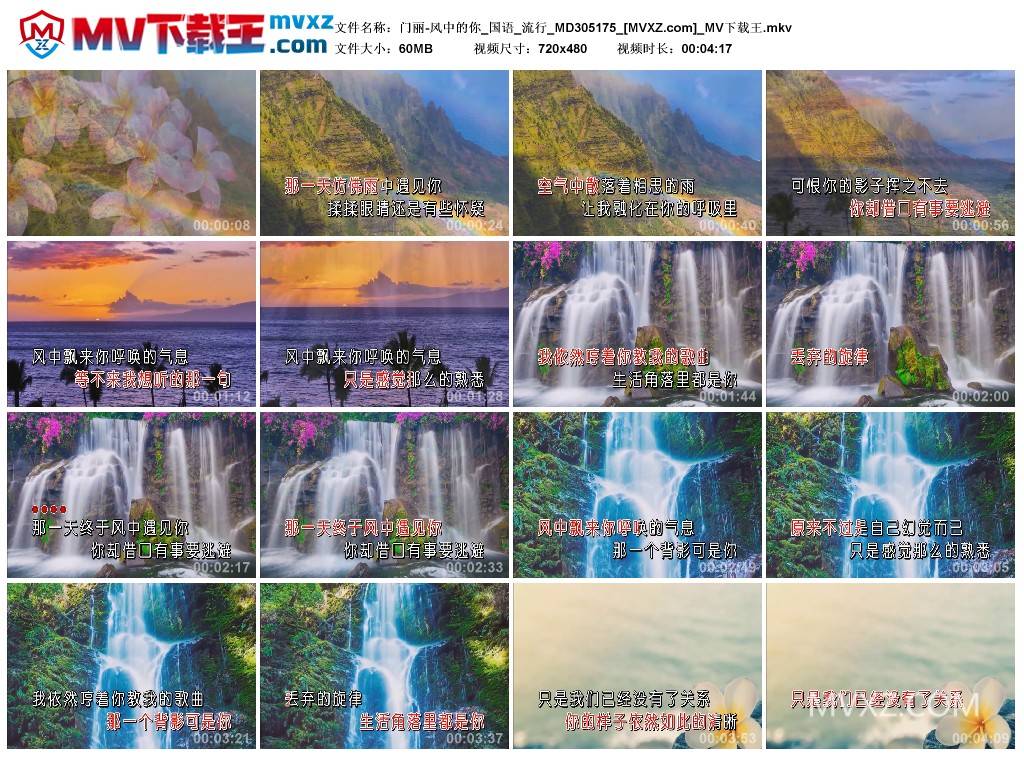 门丽-风中的你_国语_流行_MD305175